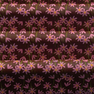 Folie na čokoládu Sedmikrásky růžové