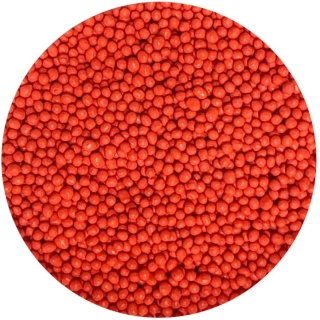 Cukrové zdobení Perličky červené máček 50g
