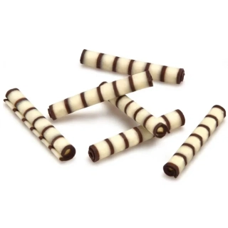 Dekorace čokoládová Ruličky Penne 50g