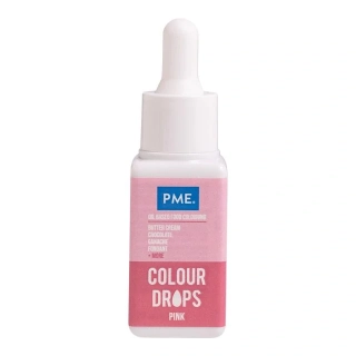 PME Colour Drops Olejová barva 20 ml růžová