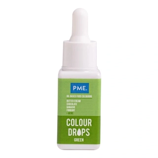 PME Colour Drops Olejová barva 20 ml zelená 