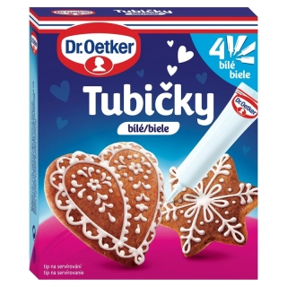 Dr.Oetker Tubičky bílé 4 ks 76 g
